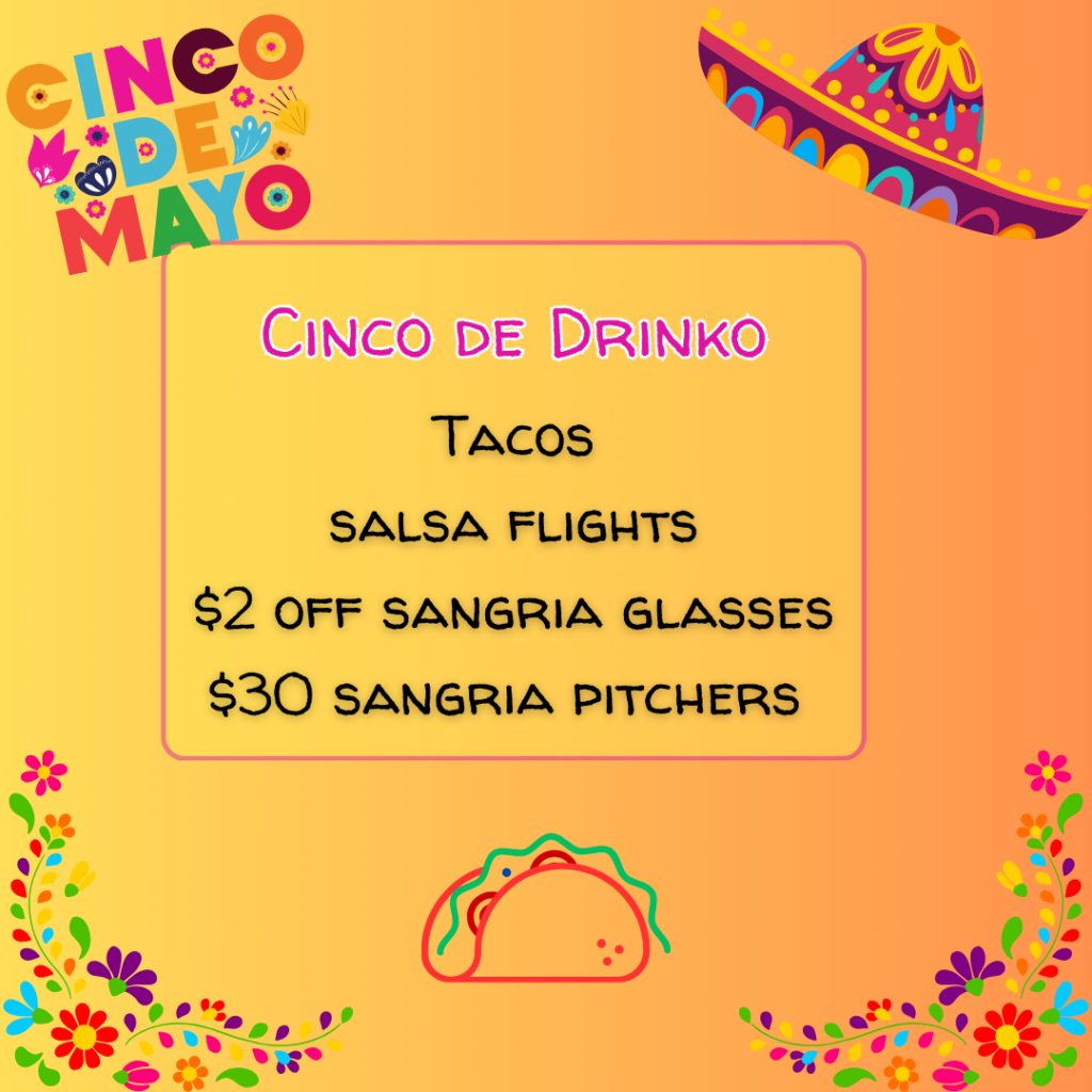 May 5, 2025 - Cinco de Drinko at Rebel Sheep Wine Co. (Chester, NJ)