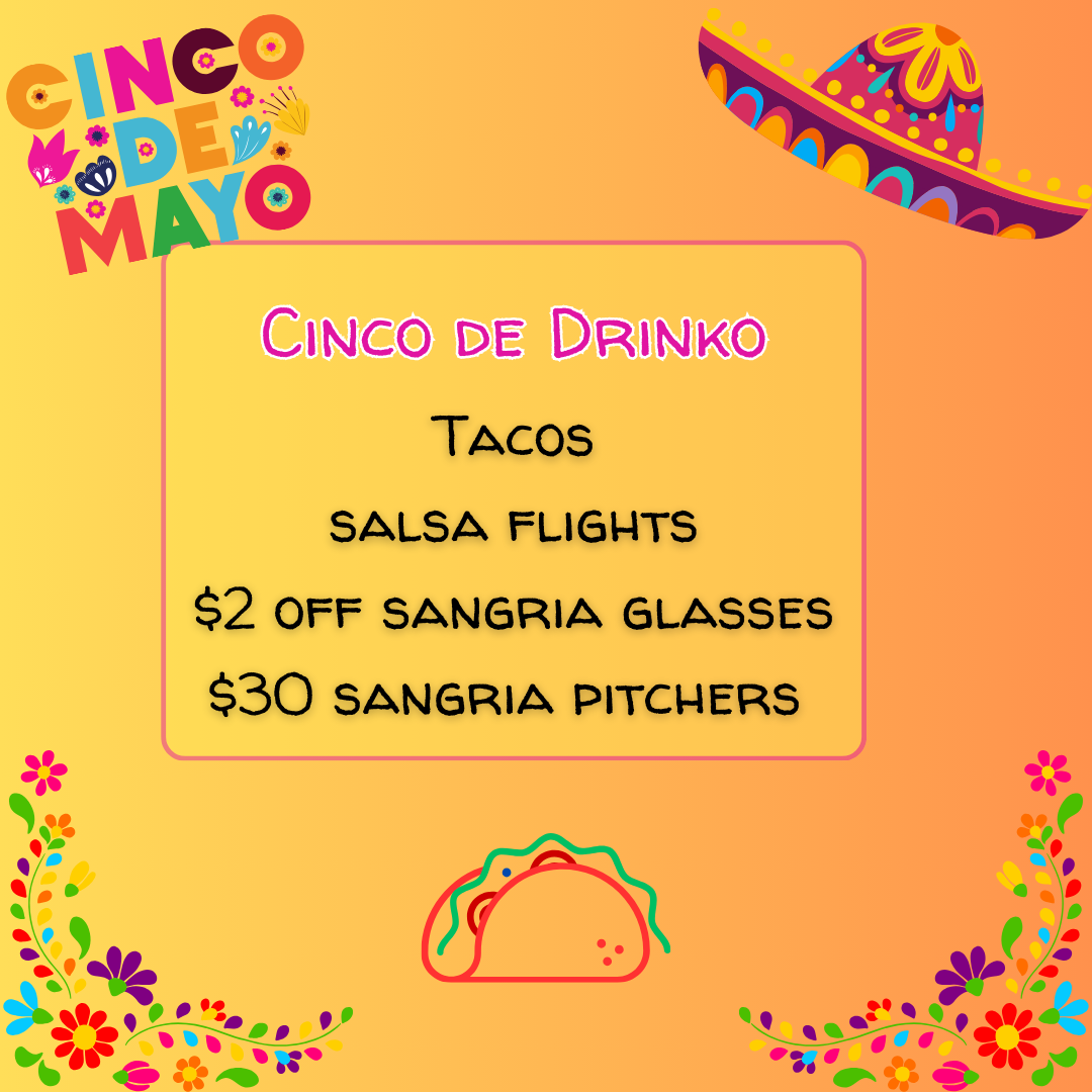 Cinco de Drinko May 5, 2025 - Cinco de Drinko at Rebel Sheep Wine Co. (Chester, NJ)