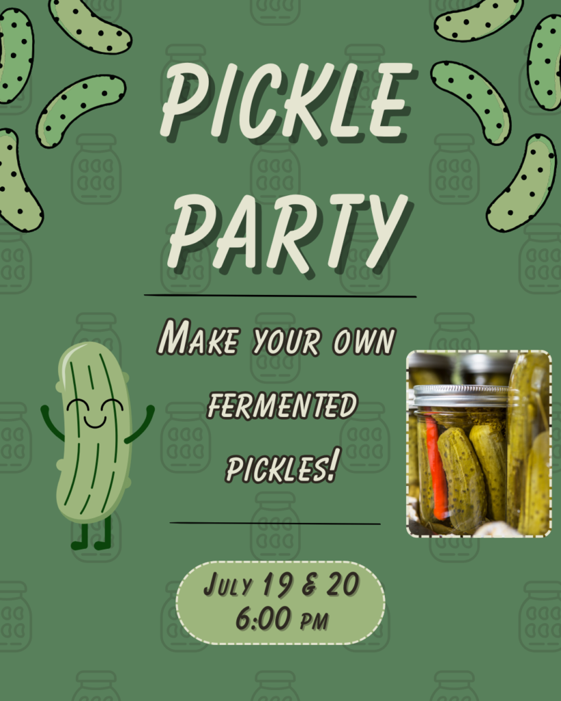 July 19 & 20, 2025 - Pickle Party at Rebel Sheep Wine Co. (Chester, NJ)