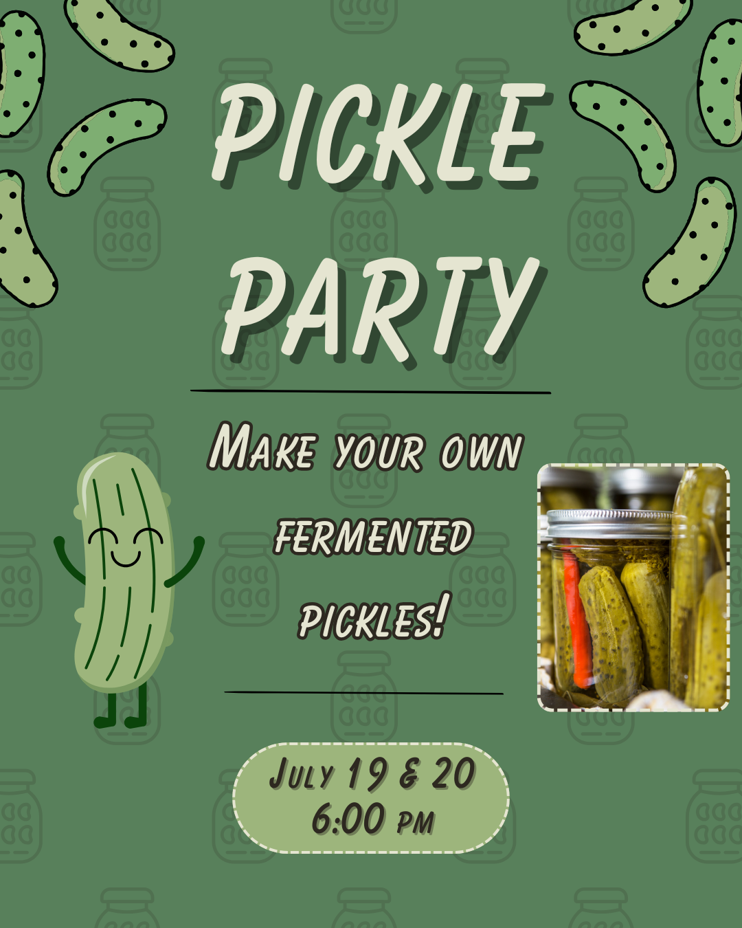 July 19 & 20, 2025 - Pickle Party at Rebel Sheep Wine Co. (Chester, NJ)