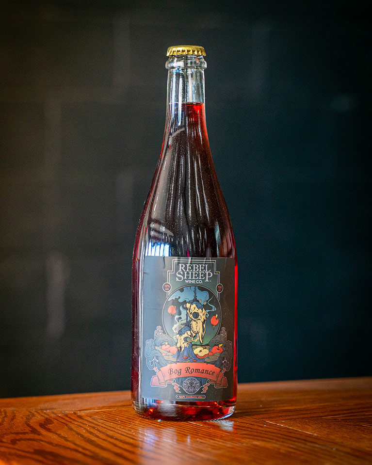 Bog Romance New Jersey Cranberry Sparkling Fruit Wine from Rebel Sheep Wine Co.