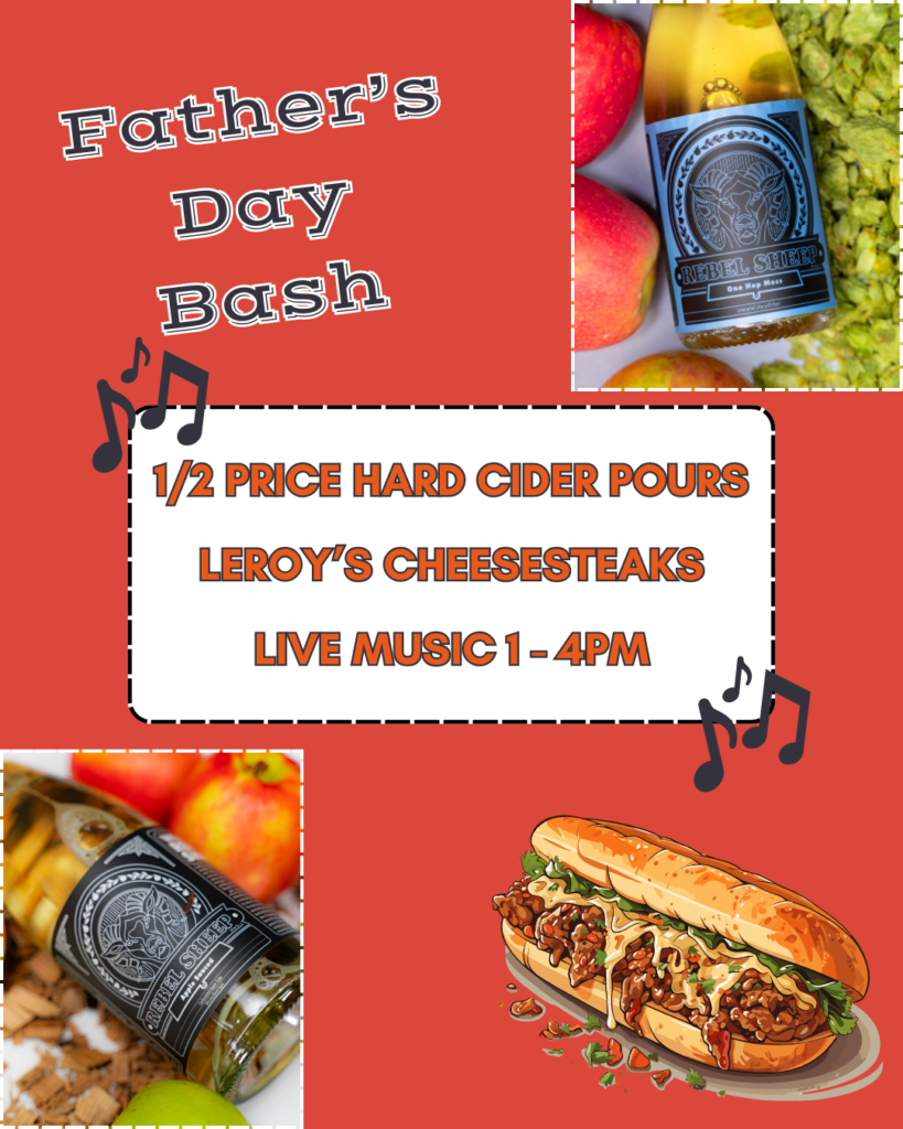 June 14-15, 2025 - Father's Day Bash at Rebel Sheep Wine Co (Chester, NJ)