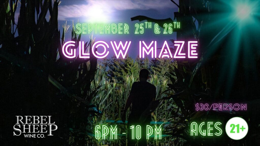 Adult-Only Glow Maze at Stony Hill Farms (Chester, NJ) - Sept 25-26, 2026