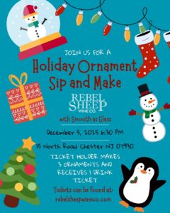 Holiday Ornament Sip & Make: Dec 5, 2025