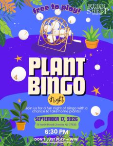 Plant Bingo - Free trivia night at Rebel Sheep Wine Co (Chester, NJ) - September 17, 2026