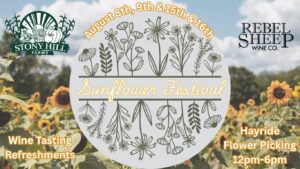 Sunflower Festival 2026 at Stony Hill Farms (Chester, NJ)