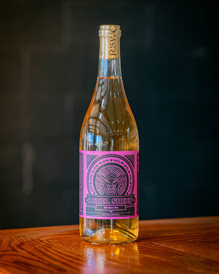 Rhumor Me New Jersey Rhubarb Fruit Wine from Rebel Sheep Wine Co.